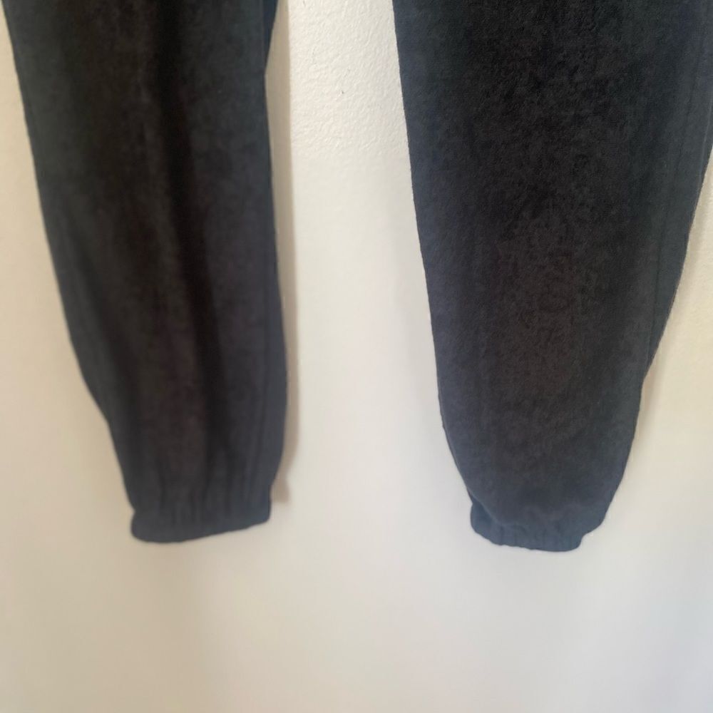 Doe & Rae Black Terry Drawstring Jogger Pants - Picture 6 of 8